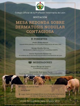Mesa redonda sobre dermatosis nodular contagiosa