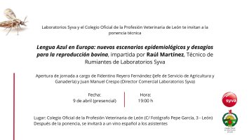 Ponencia técnica sobre la lengua azul en Europa